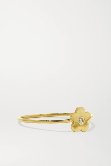 유럽직배송 제니퍼메이어 반지 JENNIFER MEYER Flower 18-karat gold diamond ring 2499567819655592