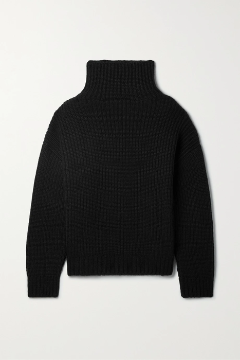 유럽직배송 애니빙 ANINE BING Sydney oversized ribbed-knit turtleneck sweater 25185454455879558