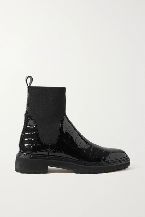 유럽직배송 로플러 랜달 LOEFFLER RANDALL Bridget croc-effect patent-leather Chelsea boots 17428787259094935