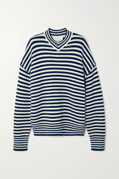 유럽직배송 EXTREME CASHMERE Nº205 Him striped cashmere-blend sweater 27086482322915366