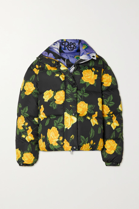 유럽직배송 리차드퀸 다운자켓 RICHARD QUINN Reversible floral-print quilted shell down jacket 24665545640629440