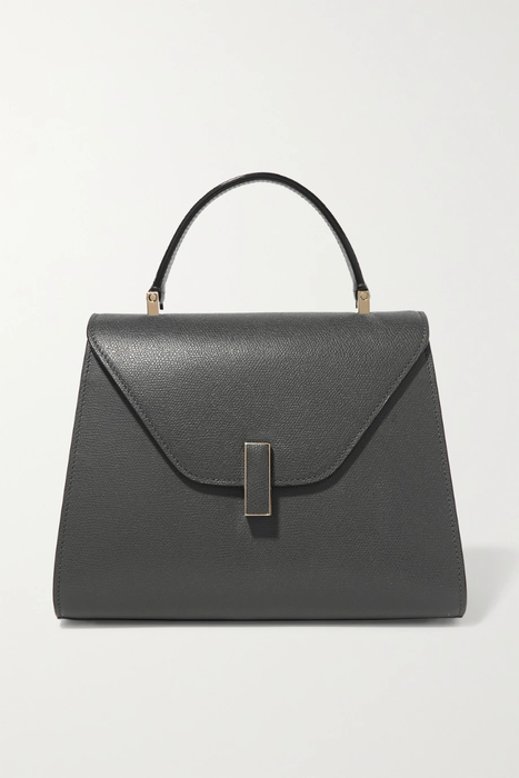 유럽직배송 발렉스트라 숄더백 VALEXTRA Iside medium textured-leather shoulder bag 1890828705850201