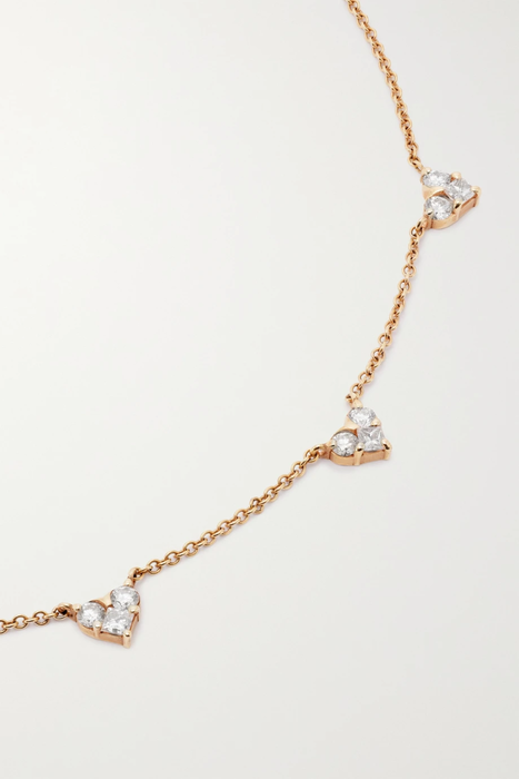 유럽직배송 SHAY 18-karat rose gold diamond necklace 10163292707788711