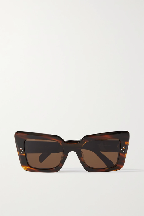 유럽직배송 셀린느 선글라스 CELINE EYEWEAR Oversized square-frame leopard-print acetate sunglasses 4394988609256434