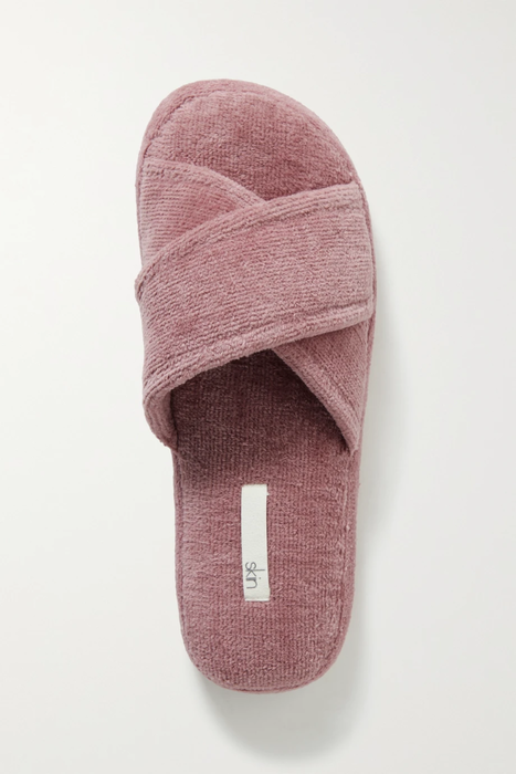 유럽직배송 SKIN The Kyoto cotton-terry slippers 24665545640659108