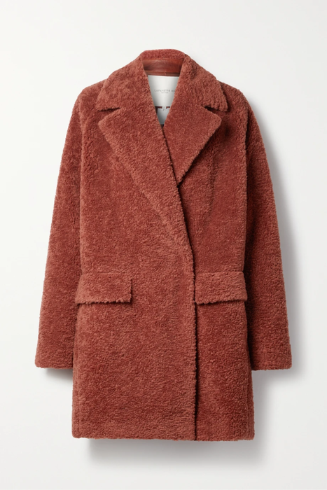 유럽직배송 라파예트 코트 LAFAYETTE 148 Quade wool-blend fleece coat 25185454455890040