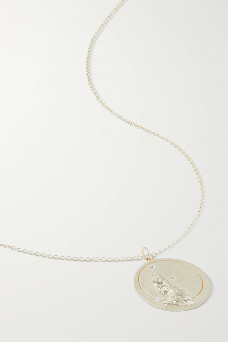 유럽직배송 STAR ANIMAL SUNDAYS Whale 10-karat gold multi-stone necklace 25185454456277681