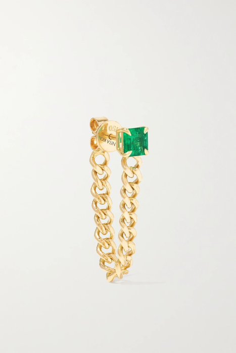 유럽직배송 ANITA KO 18-karat gold emerald earring 10163292706780231