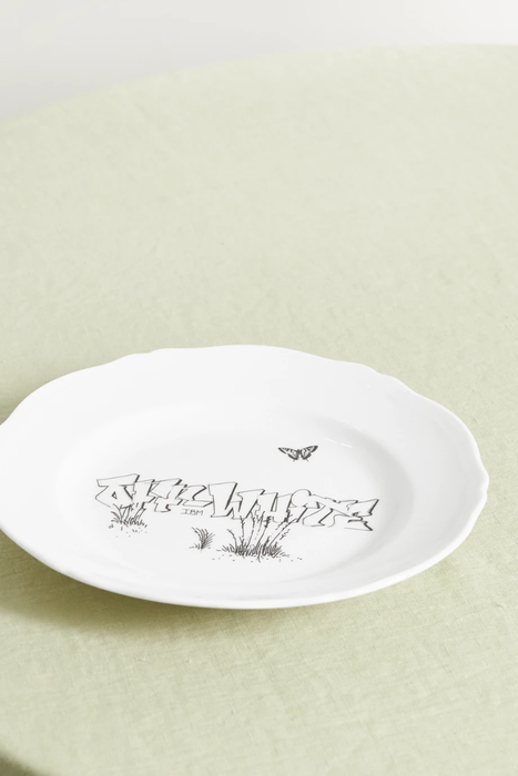 유럽직배송 GINORI + Off-White 21cm porcelain dessert plate 28941591746382528