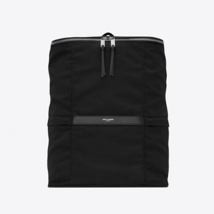 유럽직배송 입생로랑 SAINT LAURENT SID backpack in grooved canvas and leather 608296KJX6E1000