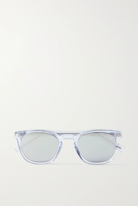 유럽직배송 생로랑 SAINT LAURENT D-frame acetate mirrored sunglasses 666467153897348
