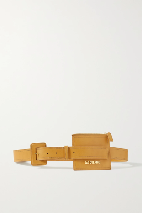유럽직배송 자크뮈스 JACQUEMUS Carrée leather belt and cardholder 11452292645171970