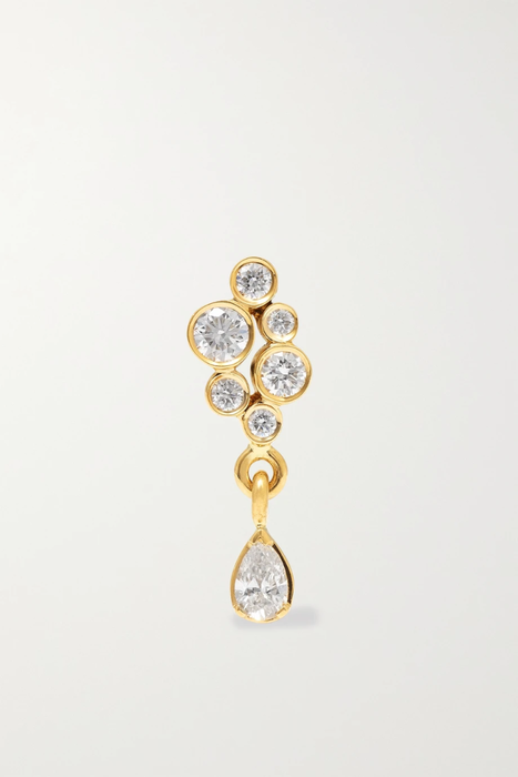 유럽직배송 소피빌리브라헤 싱글 귀걸이 SOPHIE BILLE BRAHE Petite Splash 18-karat gold diamond single earring 10163292708173507