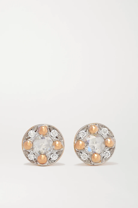 유럽직배송 포멜라토 귀걸이 POMELLATO M&#039;ama non M&#039;ama 18-karat rose gold diamond earrings 29012654081386065