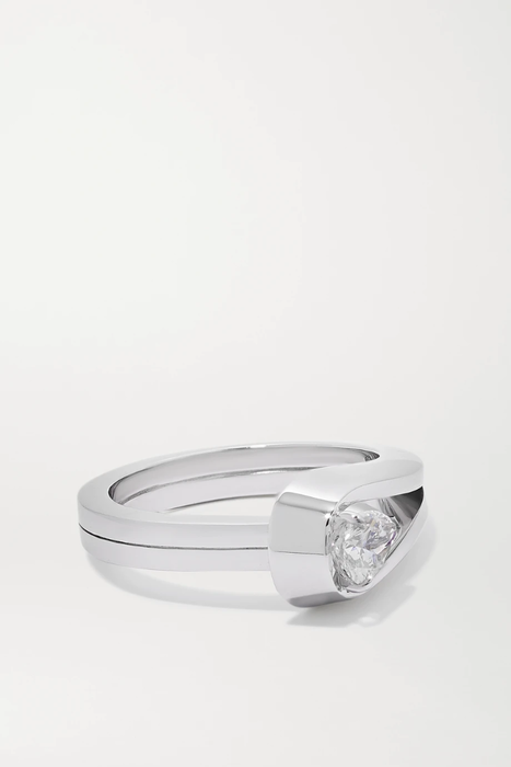 유럽직배송 레포시 반지 REPOSSI Serti Inversé 18-karat white gold diamond ring 46353151654437522