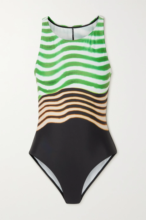 유럽직배송 드리스반노튼 DRIES VAN NOTEN Greta cutout printed swimsuit 2204324139005354