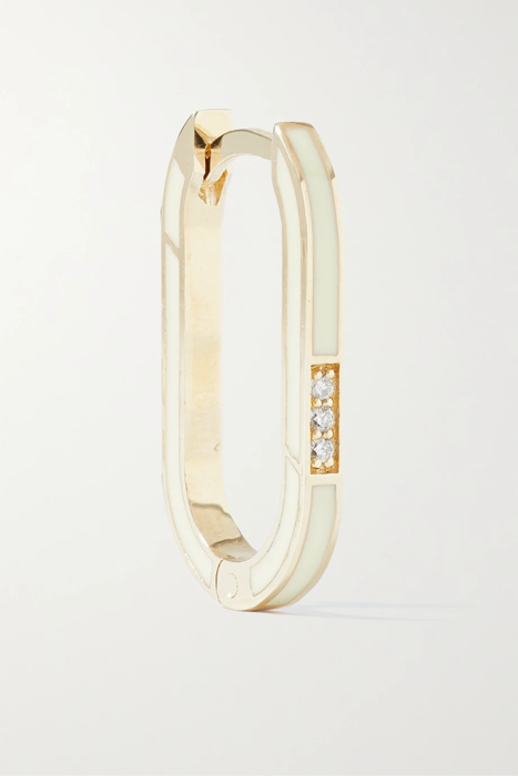 유럽직배송 CHARMS COMPANY Les Bonbons gold, enamel and diamond earring 24062987016686510