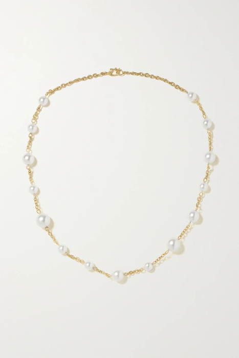 유럽직배송 아이린뉴워스 목걸이 IRENE NEUWIRTH Gumball 18-karat gold pearl necklace 13452677152845786