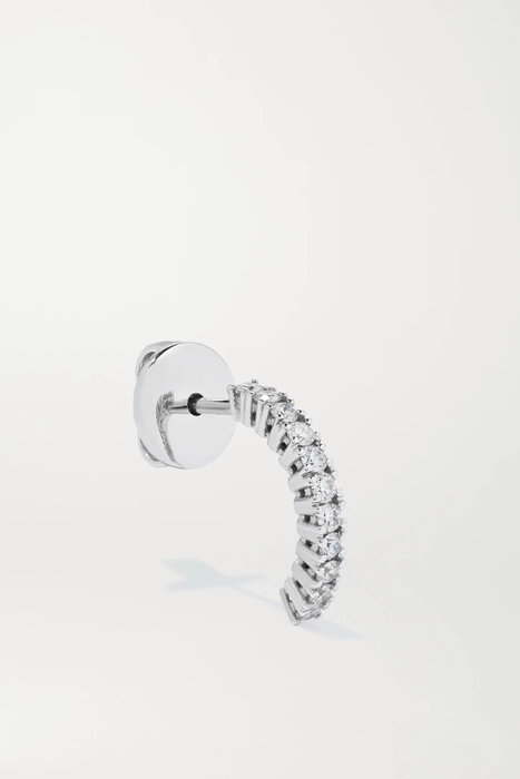 유럽직배송 DELFINA DELETTREZ 18-karat white gold diamond earring 39690134756834817