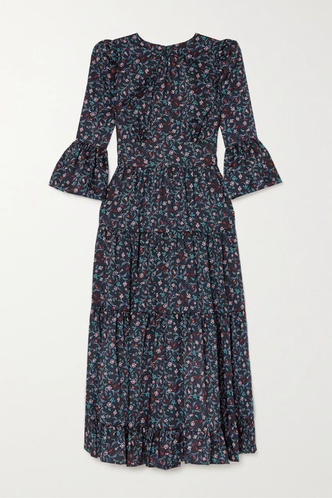 유럽직배송 세핀 원피스 CEFINN Cordelia tiered floral-print recycled twill midi dress 17411127375885692