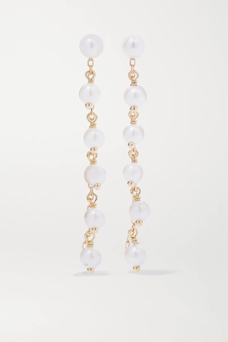 유럽직배송 미즈키 귀걸이 MIZUKI 14-karat gold pearl earrings 19971654706969504
