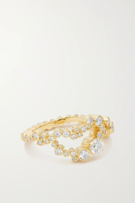유럽직배송 SOPHIE BILLE BRAHE Grand Splash 18-karat gold diamond ring 10163292708173496