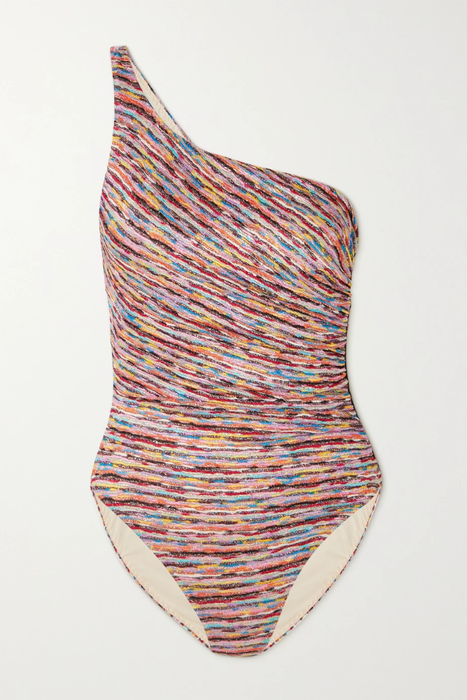 유럽직배송 미쏘니 MISSONI Mare one-shoulder metallic crochet-knit swimsuit 9649229528610348