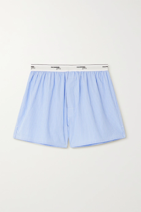 유럽직배송 HOMMEGIRLS Pinstriped cotton-poplin shorts 9649229528822649