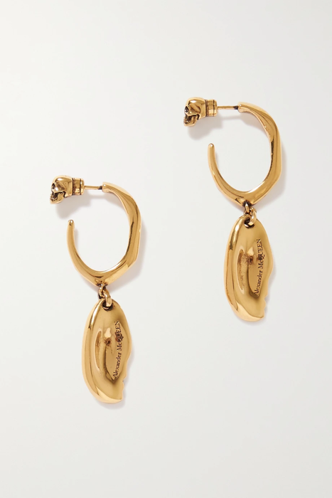 유럽직배송 알렉산더맥퀸 ALEXANDER MCQUEEN Gold-tone earrings 16114163151005831