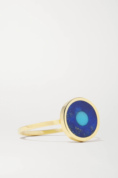 유럽직배송 제니퍼메이어 반지 JENNIFER MEYER Evil Eye 18-karat gold, turquoise and lapis lazuli ring 18706561955901577