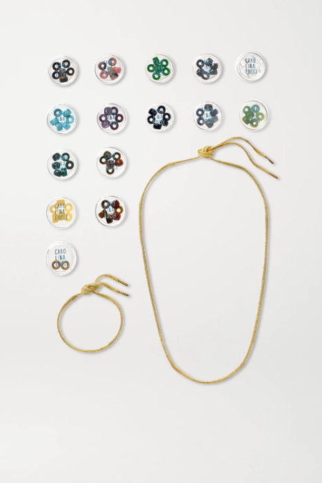 유럽직배송 캐롤리나부치 CAROLINA BUCCI FORTE Beads 18-karat gold and multi-stone gift set 665933303133378