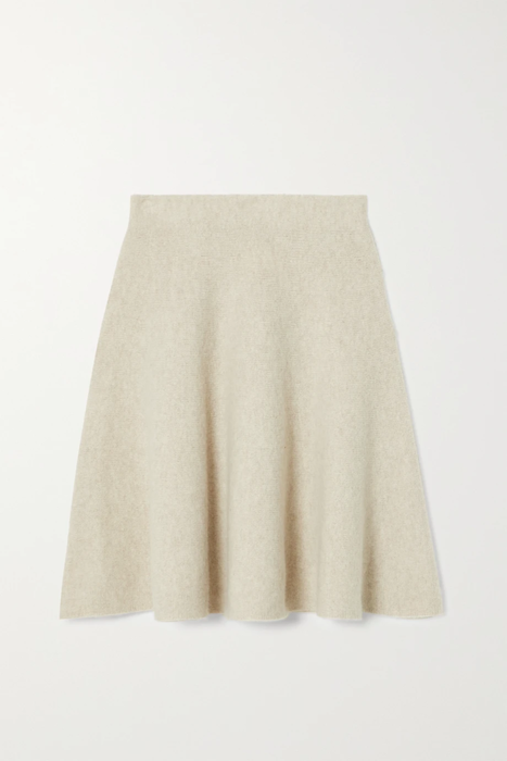 유럽직배송 빈스 미니스커트 VINCE Pleated wool and cashmere-blend mini skirt 25185454456195480