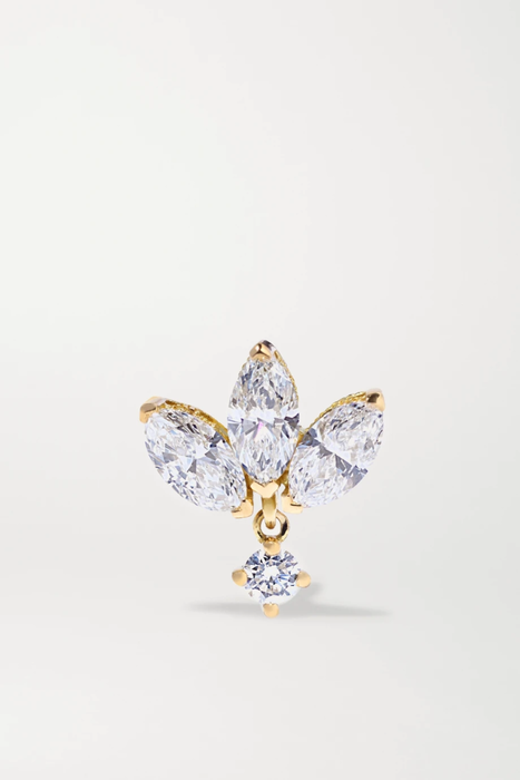 유럽직배송 마리아타쉬 귀걸이 MARIA TASH 6mm 18-karat gold diamond earring 665933304121211