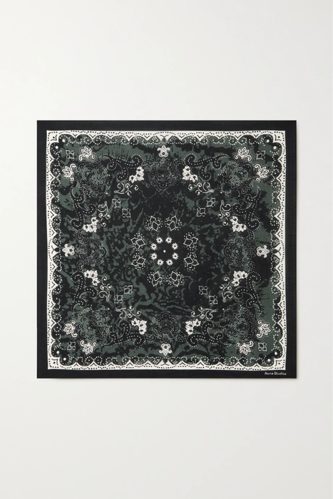 유럽직배송 아크네스튜디오 ACNE STUDIOS Floral-print cotton-voile scarf 25185454455771328