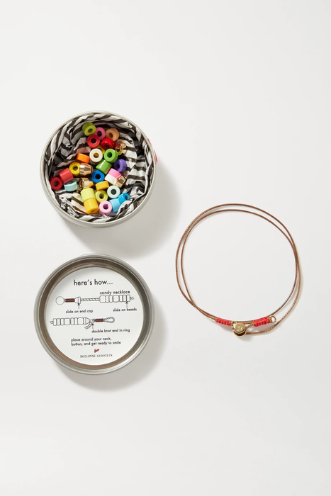 유럽직배송 ROXANNE ASSOULIN Candy DIY cord, enamel and gold-tone bracelet kit 46353151655546136