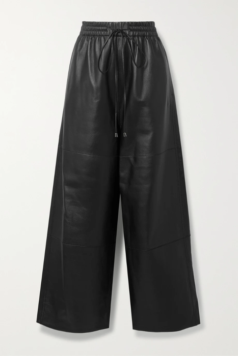 유럽직배송 Co CO Cropped leather wide-leg pants 25185454456186494