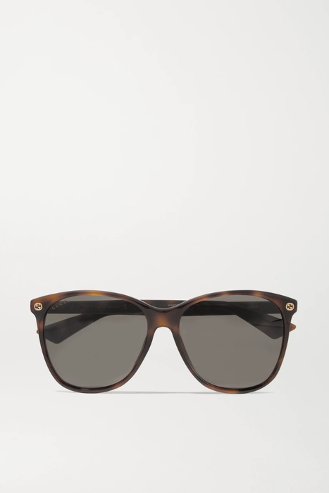 유럽직배송 구찌 선글라스 GUCCI EYEWEAR Round-frame tortoiseshell acetate sunglasses 22831760542493209