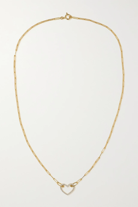 유럽직배송 YVONNE LÉON 18-karat gold diamond necklace 10163292708497496