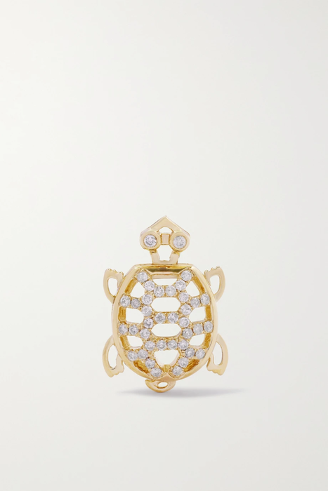 유럽직배송 이본레옹 싱글 귀걸이 YVONNE LÉON 9-karat gold diamond single earring 17411127376665133