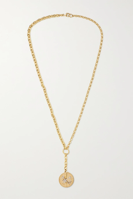유럽직배송 파운드레 목걸이 FOUNDRAE Blossoms large 18-karat gold diamond necklace 560971904576588