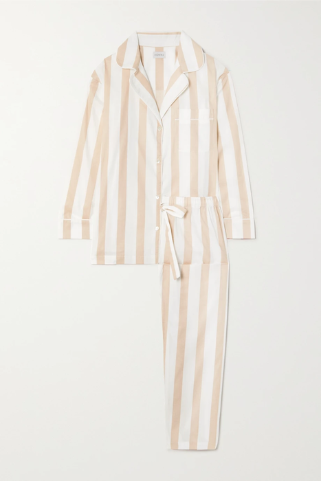 유럽직배송 HONNA Striped cotton-voile pajama set 28941591746158839