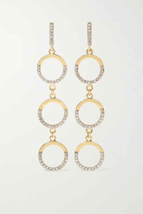 유럽직배송 마테오 귀걸이 MATEO 14-karat gold diamond earrings 11452292646124777