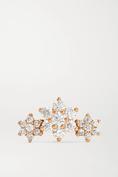 유럽직배송 MARIA TASH Flower Garland 18-karat gold diamond earring 16301891330606444