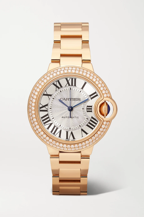 유럽직배송 까르띠에 CARTIER Ballon Bleu de Cartier Automatic 33mm stainless steel and diamond watch 19971654707113821