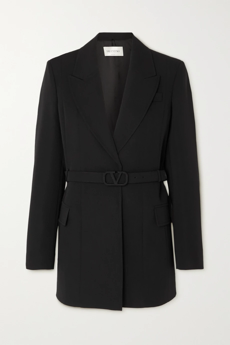 유럽직배송 발렌티노 VALENTINO Belted wool-twill blazer 10163292708819026
