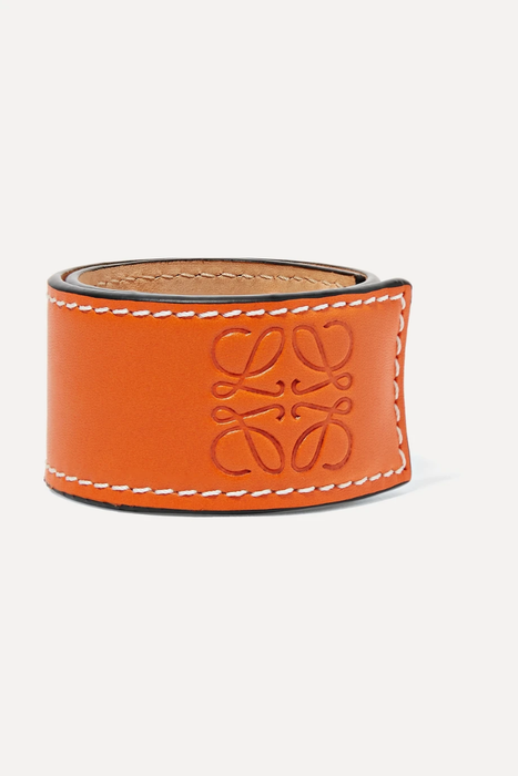 유럽직배송 로에베 LOEWE Logo-embossed leather bracelet 17428787259095346