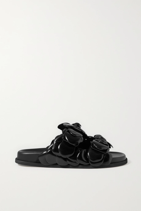 유럽직배송 발렌티노 VALENTINO Rosa appliquéd leather sandals 23471478576055587