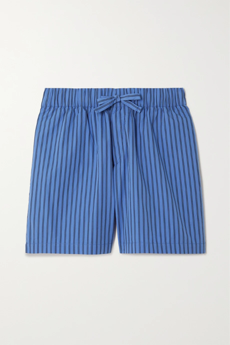 유럽직배송 테클라 TEKLA Striped organic cotton-poplin pajama shorts 25185454455733357
