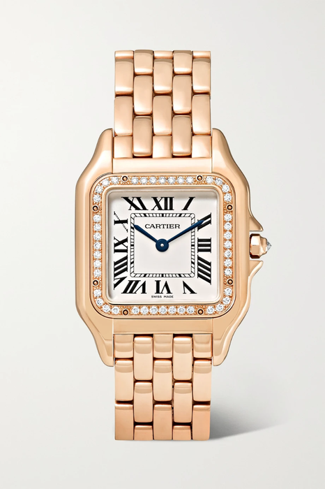 유럽직배송 까르띠에 CARTIER Panthère de Cartier 27mm medium 18-karat gold and stainless steel watch 19971654707114719