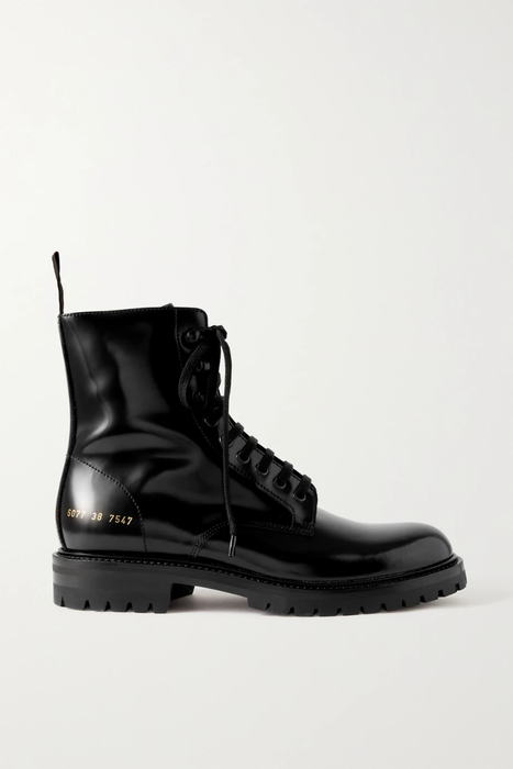 유럽직배송 커먼프로젝트 COMMON PROJECTS Glossed-leather ankle boots 11452292647336235
